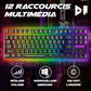 G-Lab Keyz Carbon Ex Mechanische Tastatur – RGB, Anti-Ghosting, Multi-Device