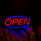 Neon Open Sign – USB LED Wall Light for Bars, Shops & Cafés