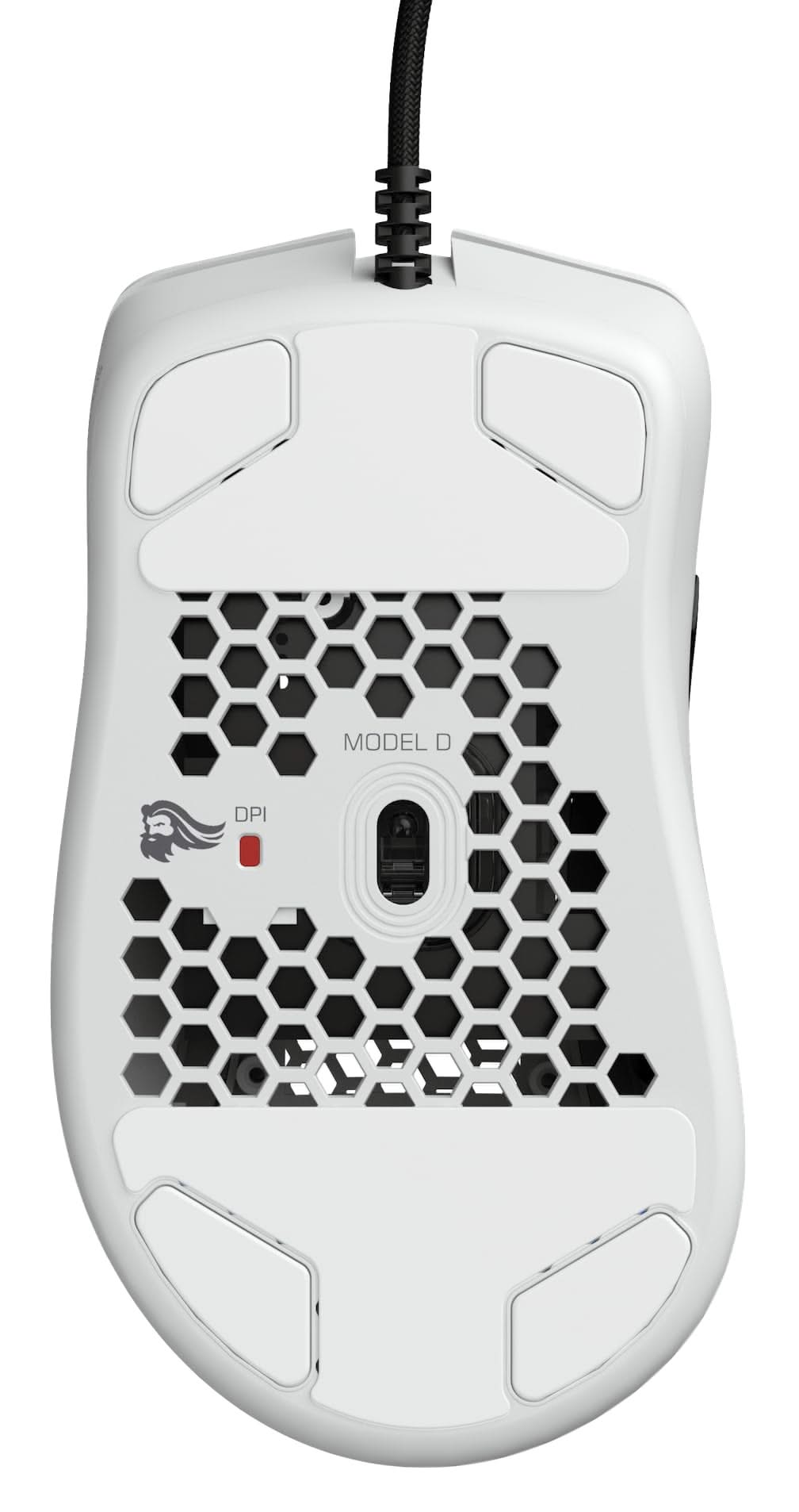 Glorious Model D Wired Gaming Mouse, 68g, Pixart 3360, RGB, White