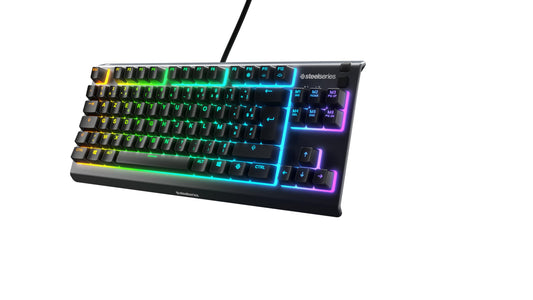 SteelSeries Apex 3 TKL Clavier Gaming AZERTY, RGB 8 Zones, Compact