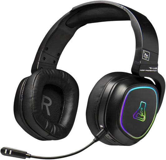 G-LAB Korp Promenthium - Wireless Gaming Headset for PS5/PC, RGB