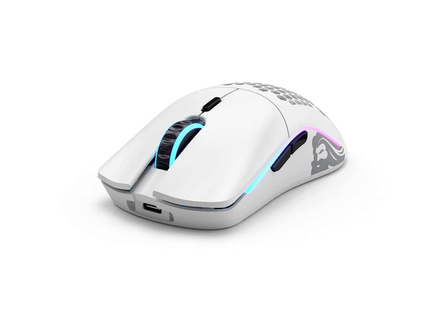 Glorious Model O Wireless Gaming Mouse, 69g, RGB, 71h Battery, White