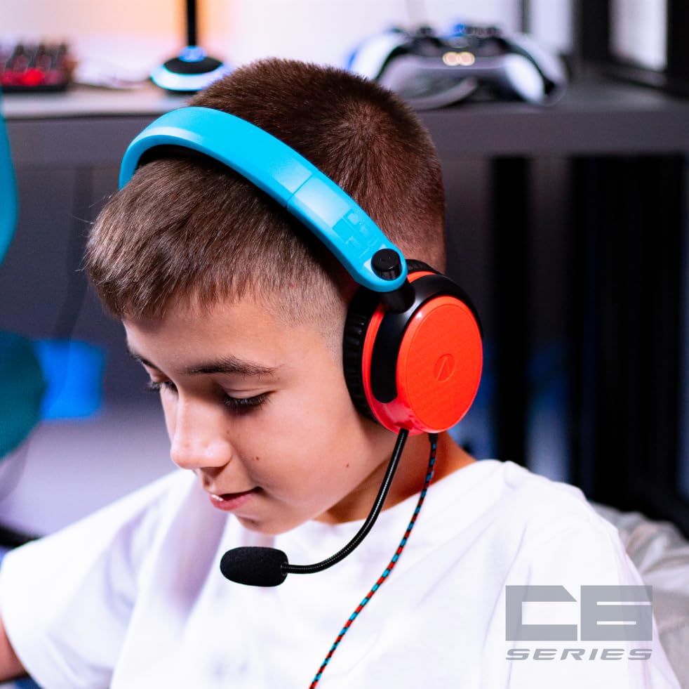STEALTH C6-100 Headset - Lightweight, Comfortable, 1.5m Cable