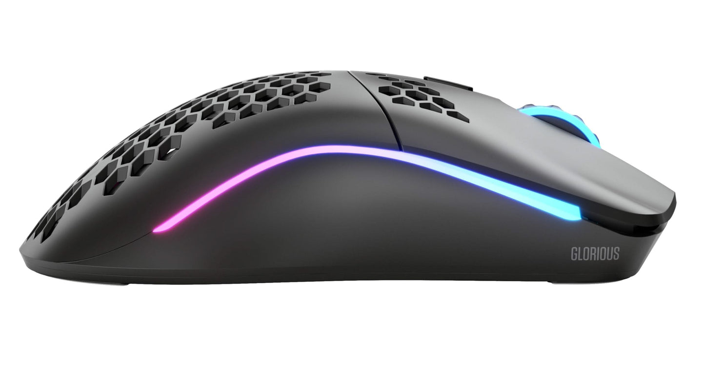 Glorious Model O Wireless Gaming Mouse, 69g, RGB, 71h Battery, Black