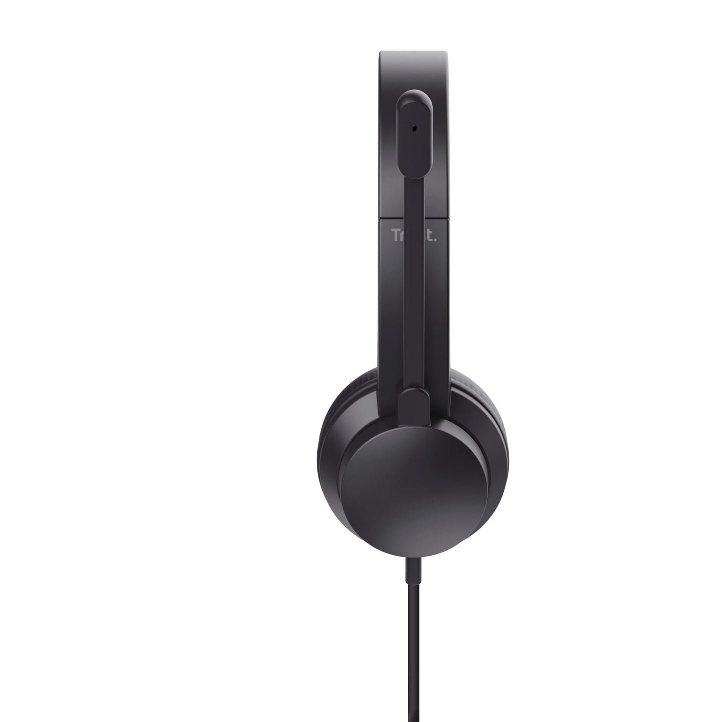 Trust USB On-Ear Headset - Lightweight, Adjustable, Flexible Mic