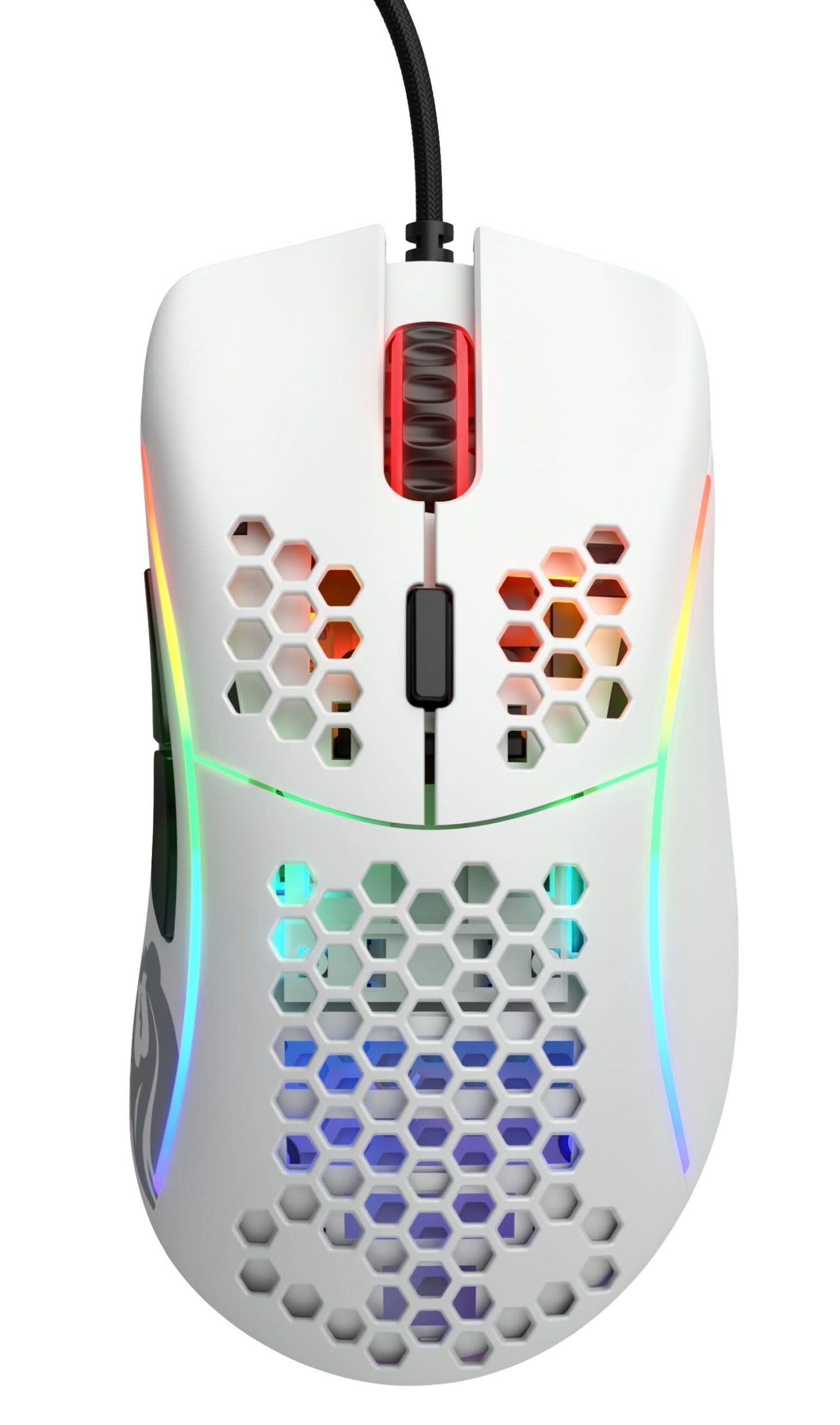 Glorious Model D Wired Gaming Mouse, 68g, Pixart 3360, RGB, White