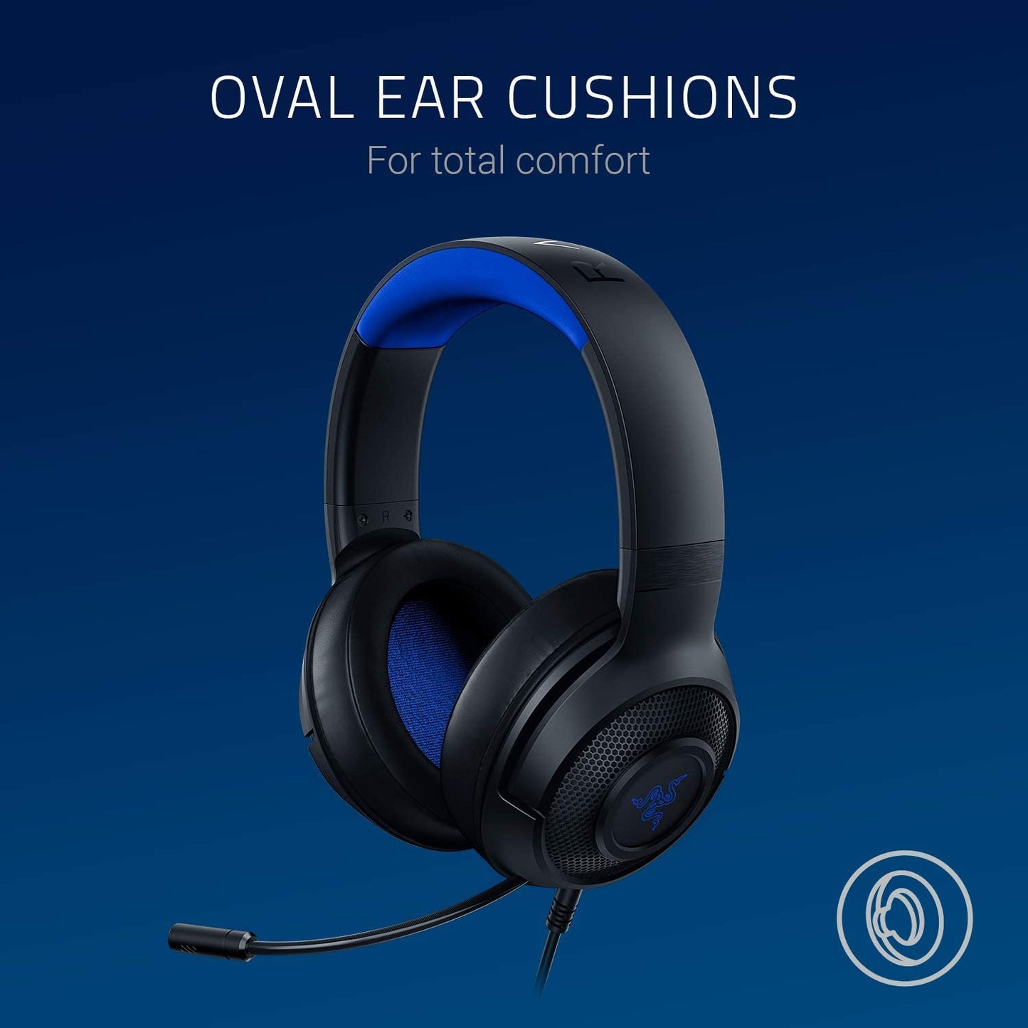 Razer Kraken X - Wired Headset for Consoles, Ultralight 250g
