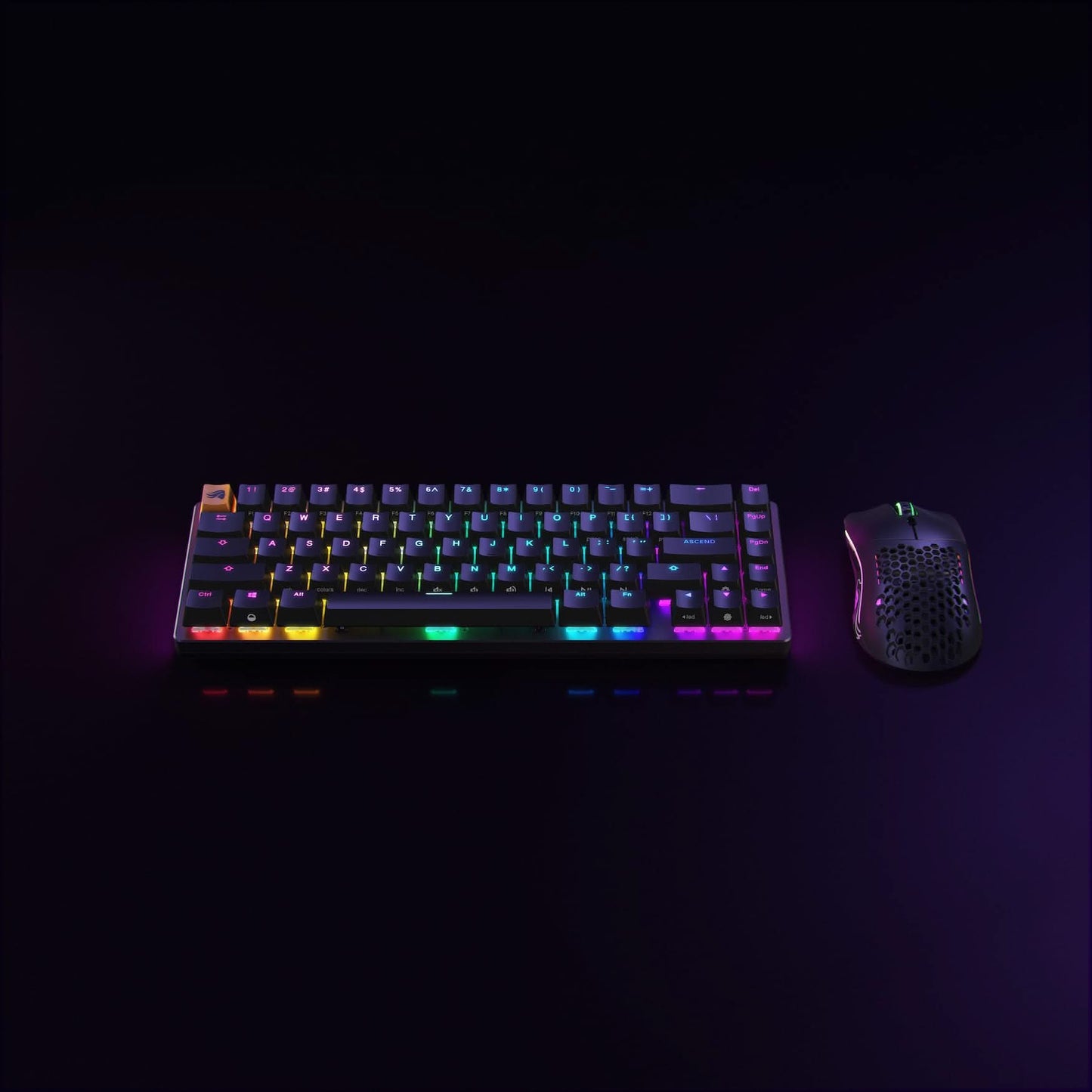 Glorious GMMK 2 Compact (65%) Clavier Méca AZERTY, RGB, Aluminium