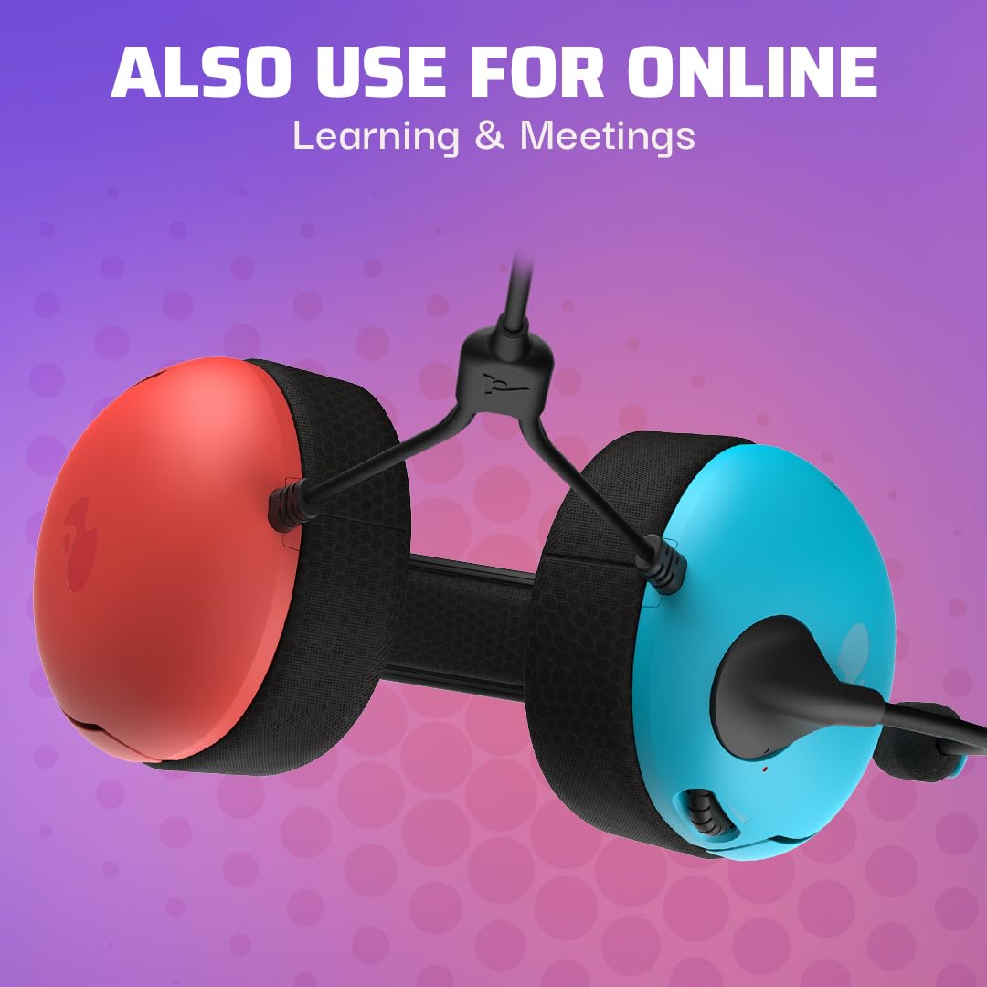 PDP LVL40 Gaming Headset - Switch/PC Compatible, Soft Ear Pads