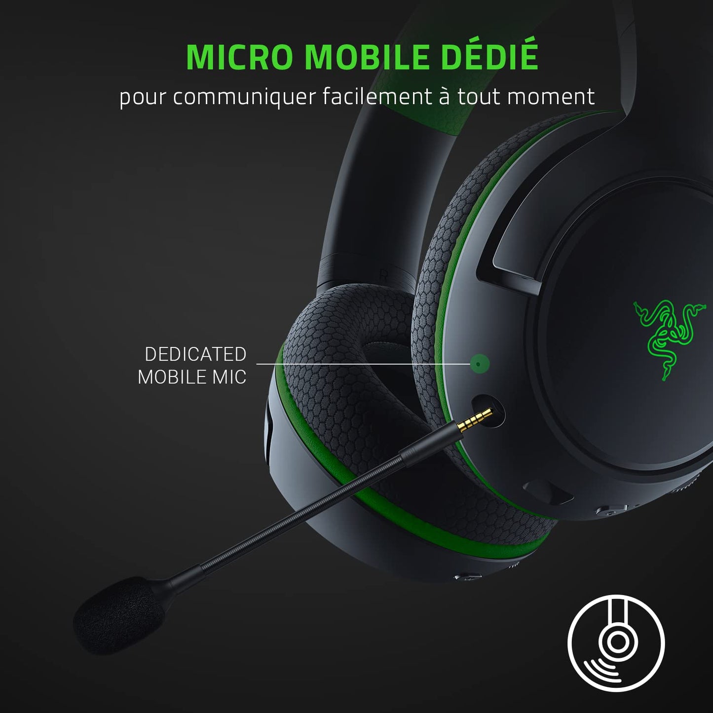 Razer Kaira Pro - Wireless Gaming Headset for Xbox, 50mm Audio