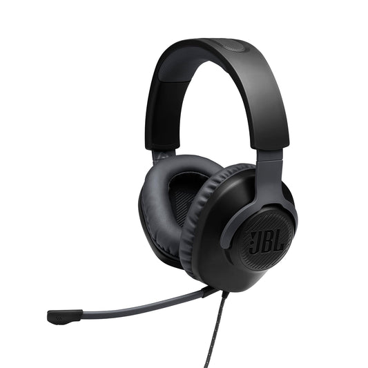 JBL Quantum 100 - Wired Gaming Headset, Detachable Mic, Lightweight