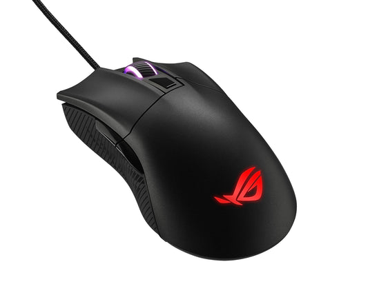 ASUS ROG Gladius II Core Wired Gaming Mouse, 6200 DPI, Aura Sync