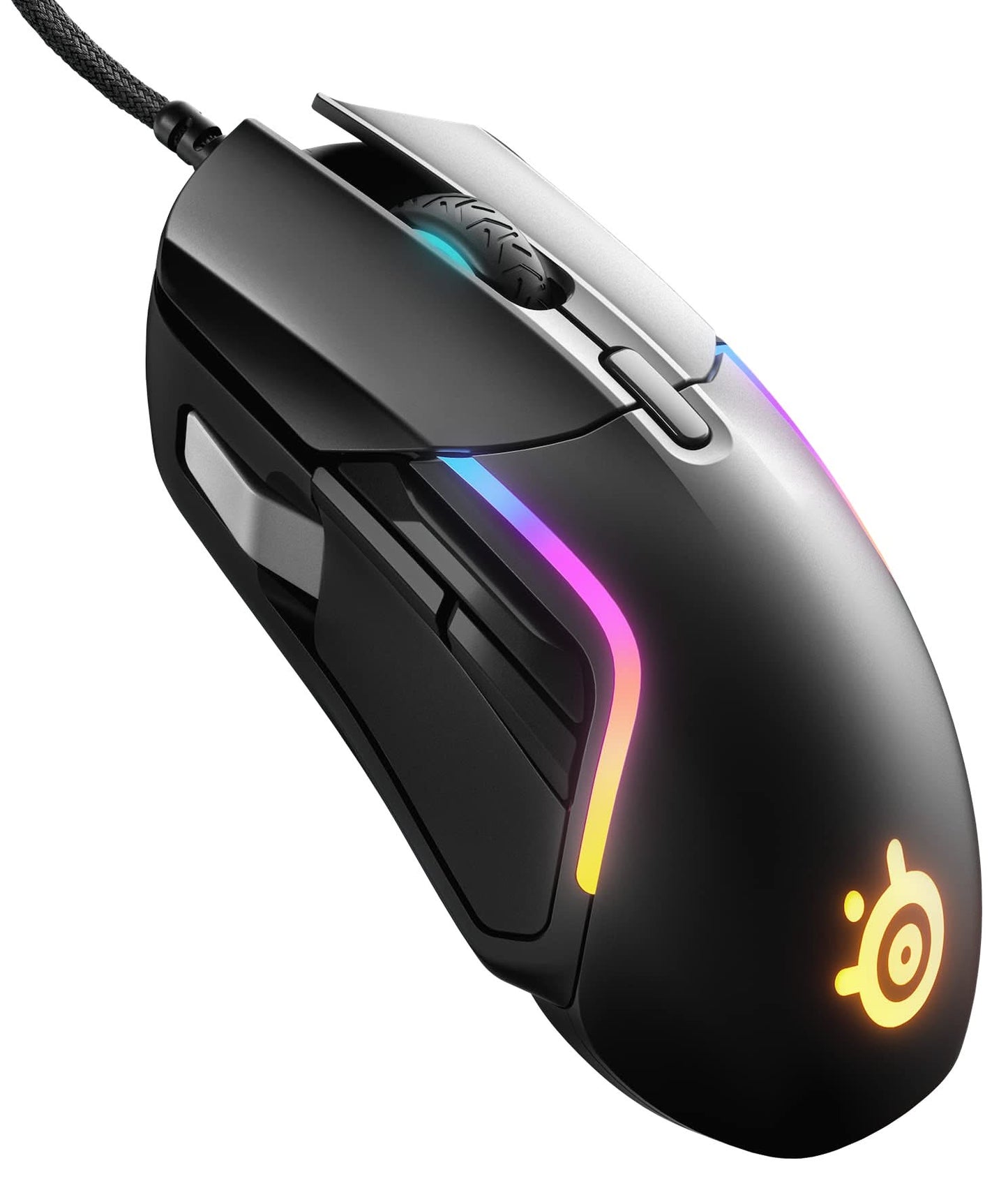 SteelSeries Rival 5 Gaming Mouse, 18K CPI, 9 Buttons, 85g, Black