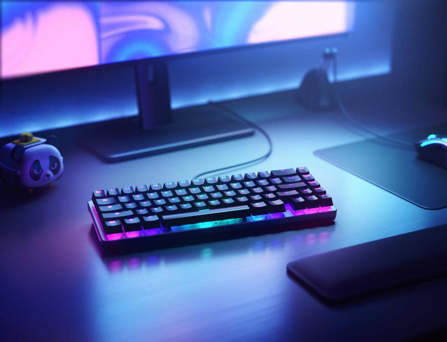 Glorious GMMK 2 Compact (65%) Clavier Méca AZERTY, RGB, Aluminium