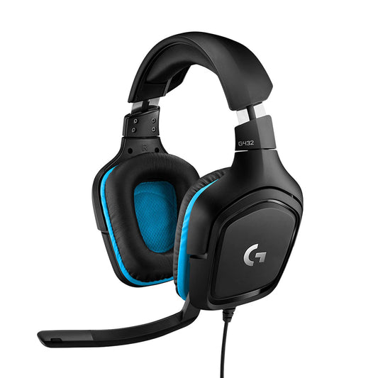 Logitech G432 - Gaming Headset w/50mm Drivers, DTS, USB/3.5mm