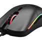 Glorious Model O Kabelgebundene Gaming Maus, 67g, Pixart 3360, RGB, Schwarz