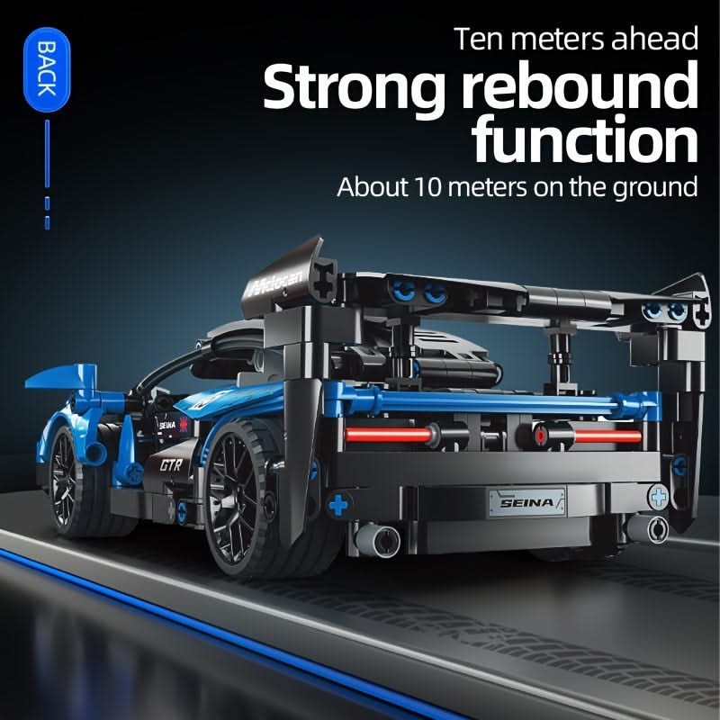 Deluxe Sports Car Building Block Set – Easy Assembly Model Kit, Ideal Gift for All Occasions