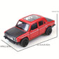 1:36 Scale Alloy Vintage Red Sedan – Realistic Car Model with Opening Doors