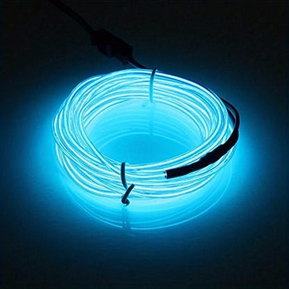 Lebendige 5m Neon-Seilleuchten – DIY EL-Draht für Party- & Feiertagsdekoration