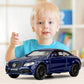 RMZCITY 1:36 Benz C63 S AMG Automodell, Diecast Pull Back Modellauto, Türen öffnen sich, Sammlerstück für Kinder ab 3 Jahren, Geschenk Blau