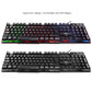 Rii Gamer-Tastatur, AZERTY, Semi-Mechanisch, 5 LED, 11 Hotkeys – PC/PS