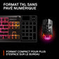 SteelSeries Apex 3 TKL Gaming-Tastatur AZERTY, RGB 8 Zonen, Kompakt