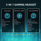 ATTACK SHARK L80PRO - Kabelloses Gaming Headset, 3D Surround, 20ms