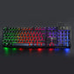 Rii Gamer-Tastatur, AZERTY, Semi-Mechanisch, 5 LED, 11 Hotkeys – PC/PS