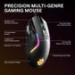 SteelSeries Rival 5 Gaming-Maus, 18K CPI, 9 Tasten, 85g, Schwarz