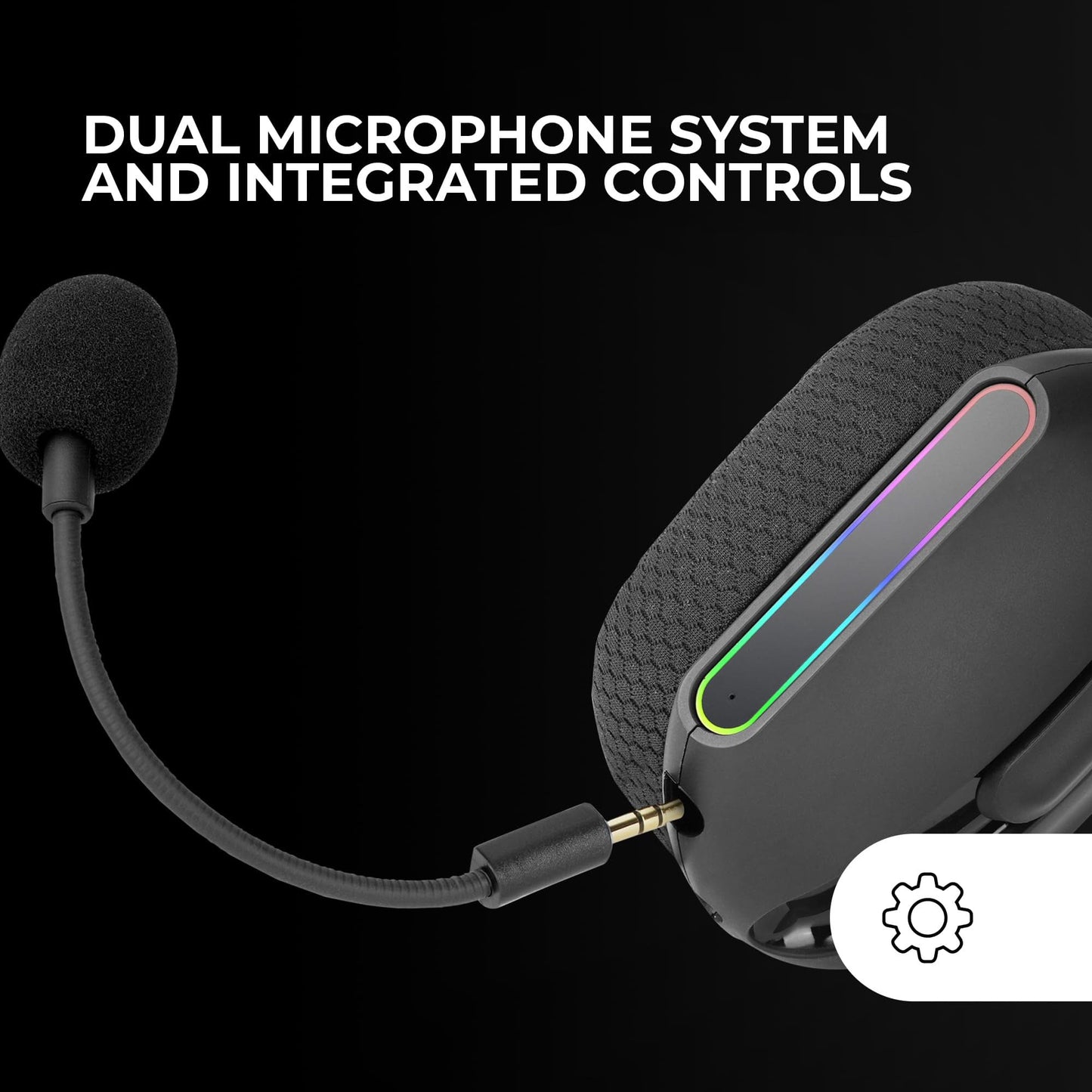 MHW-Pro Wireless Headset - 7.1 ARGB, Dual Mic, Bluetooth 5.3