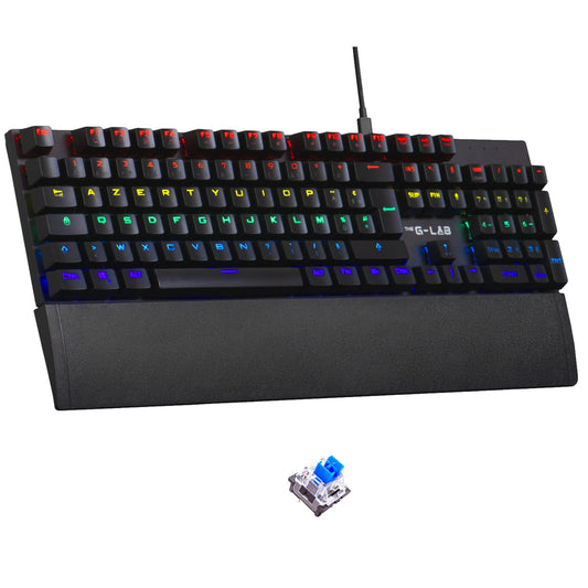 G-Lab Keyz Carbon Ex Mechanical Keyboard - Compact, High-Performance Gaming Keyboard