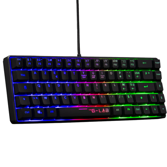 G-LAB Keyz Hydrogen - Compact 60% Keyboard, Semi-Mechanical, RGB