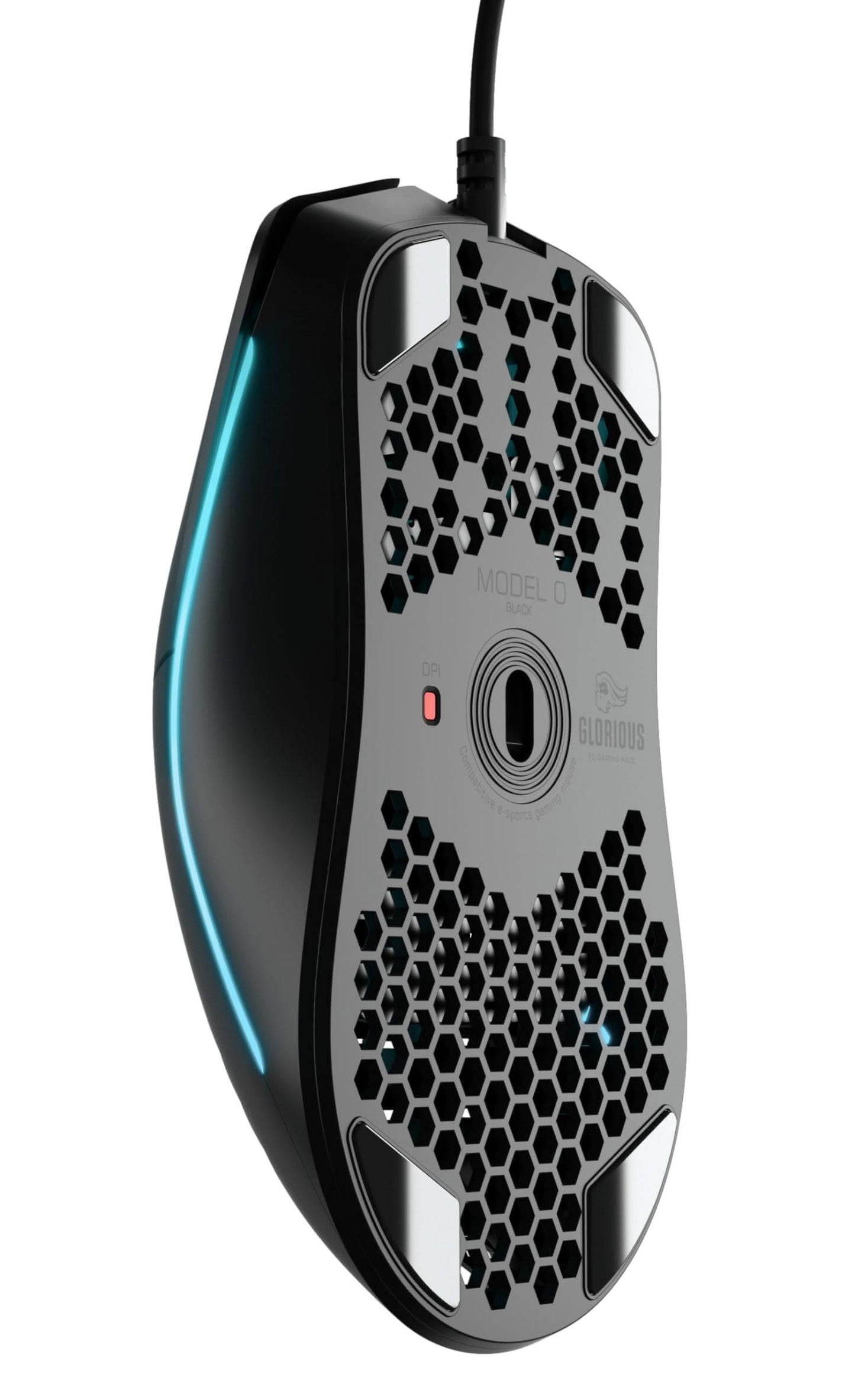 Glorious Model O Wired Gaming Mouse, 67g, Pixart 3360, RGB, Black
