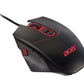 Acer Nitro Gaming-Maus, 4200 DPI, 8 Tasten, LED, 20g, USB, Schwarz/Rot