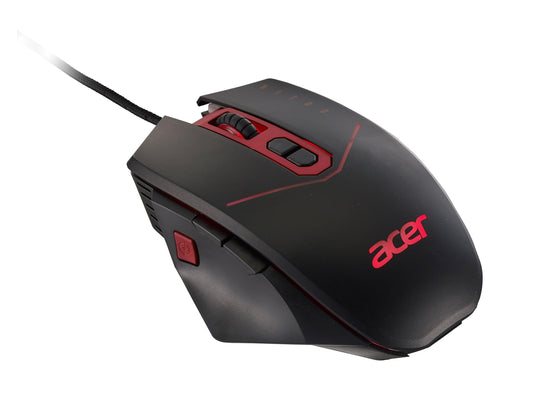 Acer Nitro Gaming Mouse, 4200 DPI, 8 Buttons, LED, 20g, USB, Black/Red