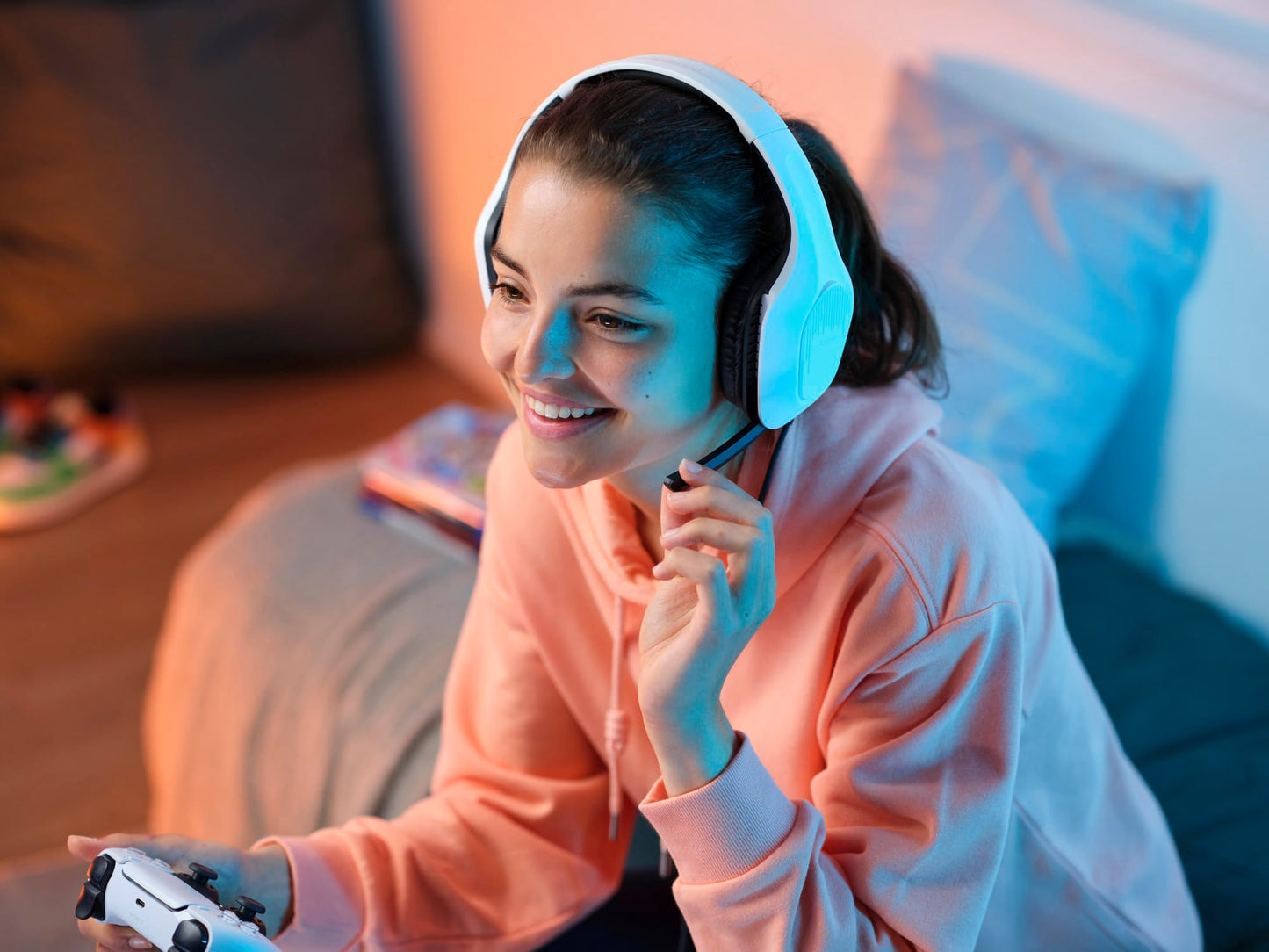 Trust GXT 415PS - Lightweight PS5 Headset w/Mic, 1.2m Cable