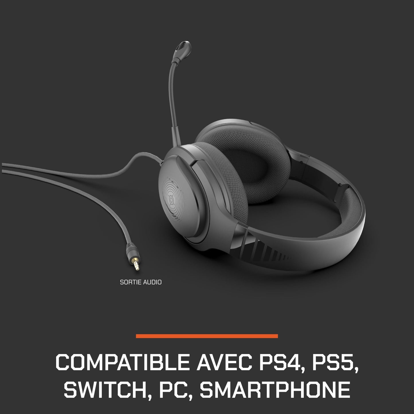 NOVA AUSTRALIS - Casque Gamer Filaire Micro Amovible, Multiplateforme