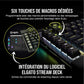 Corsair K100 RGB Gaming-Tastatur – OPX-Switches, AZERTY, PBT-Tasten, Stream Deck