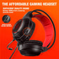 LYCANDER - Gaming Headset m. LED, Mikrofon für PC/PS4/Xbox/Switch