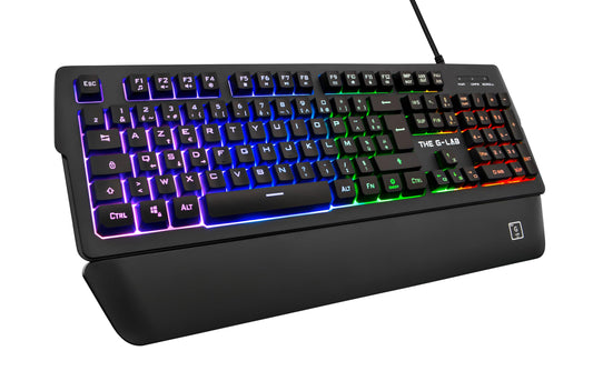 G-Lab Keyz Palladium Clavier Gamer AZERTY RGB, Magnétique, Anti-ghosting