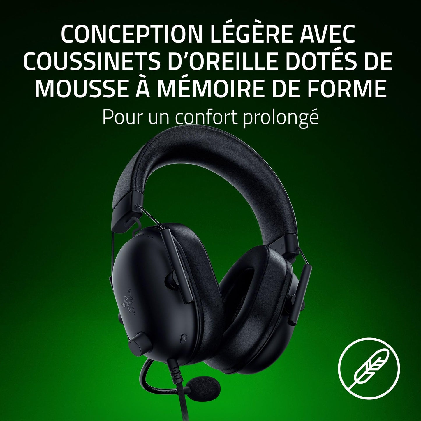 Razer Blackshark V2 X - Xbox Gaming Headset, Noise Isolation