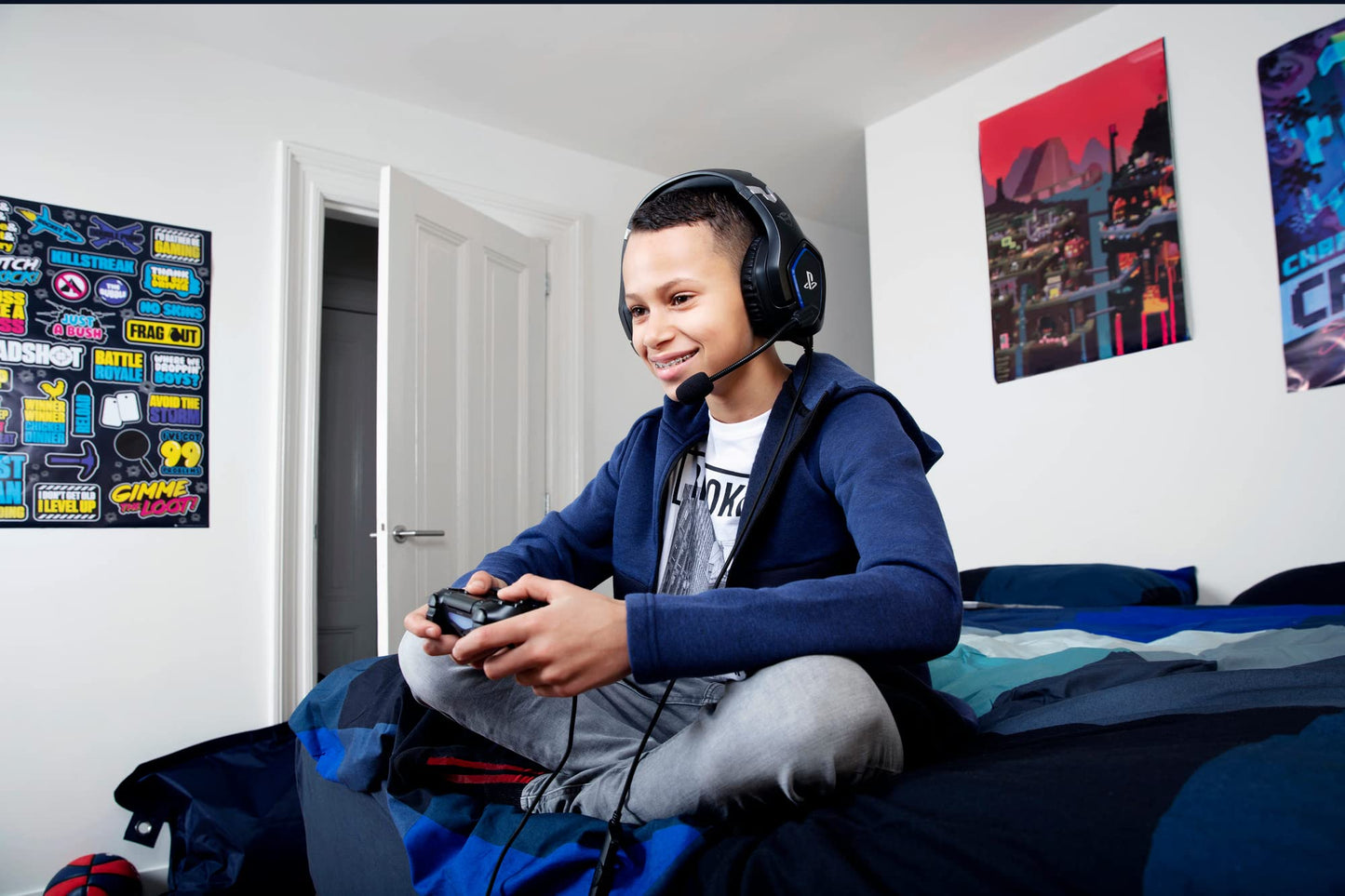 Trust GXT 488 Forze - Official PS4/PS5 Headset, Foldable Mic