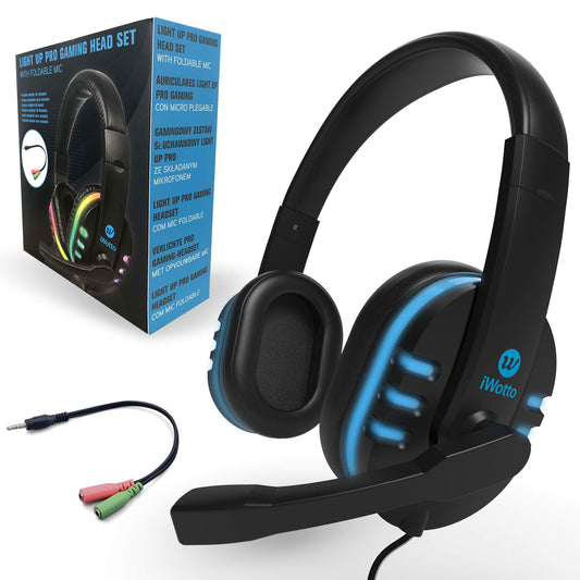 iWotto Gaming Headset - Noise Cancelling, Comfortable, Sound Control