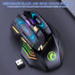 VEGCOO C8 Kabellose Gaming-Maus, 4800 DPI, wiederaufladbar, leiser Klick
