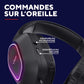 Trust GXT 419 Rayne – Leichtes Over-Ear-Headset mit USB-LED