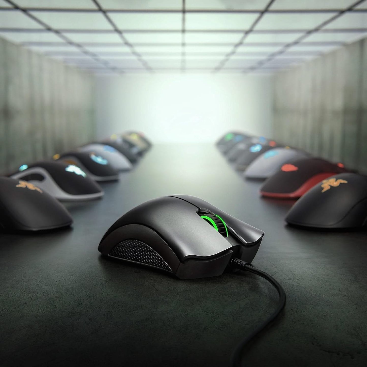 Razer DeathAdder Essential Wired Mouse, 6400 DPI, White