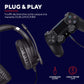 Trust GXT 488 Forze – Offizielles PS4/PS5 Headset, faltbares Mikrofon