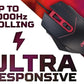 Acer Nitro Gaming-Maus, 4200 DPI, 8 Tasten, LED, 20g, USB, Schwarz/Rot