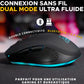 The G-Lab Kult Krypton Kabellose Gaming-Maus, 6400 DPI, RGB, 7 Tasten, Schwarz