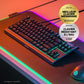 SteelSeries Apex 3 TKL Gaming-Tastatur AZERTY, RGB 8 Zonen, Kompakt